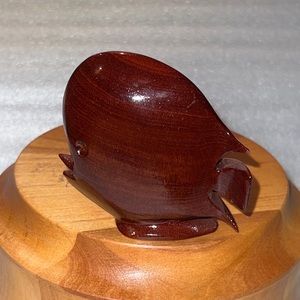 Medford Mahogany Creations Genuine Barbados Mahogany FISH - 2 1/2" Tall
